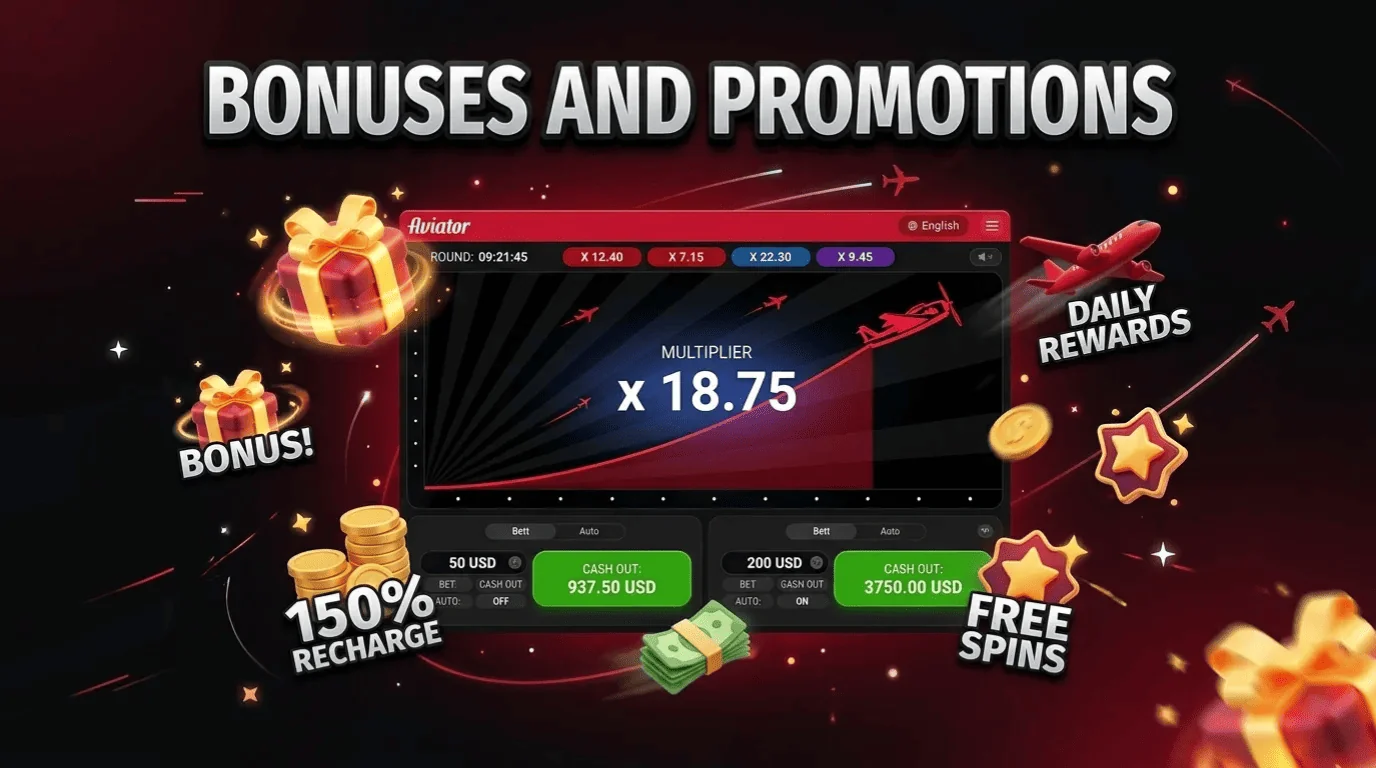 Aviator bonuses and promotions for Indian players